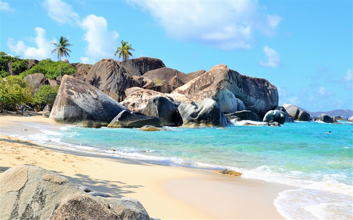 Virgin Gorda Islas Vírgenes Británicas-naturaleza foto HD fondo de pantalla Vistas:11781