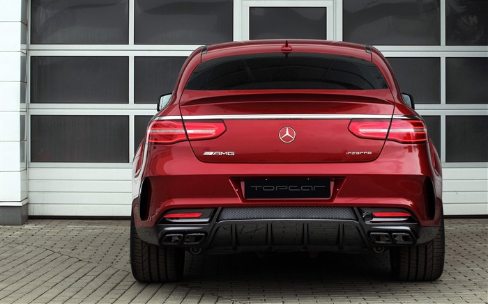 2016 Red Mercedes-Benz GLE Inferno HD Wallpaper 06 Visualizações:7224