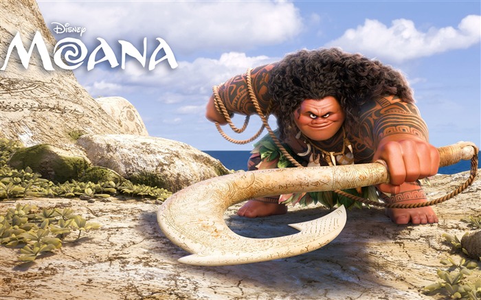 Maui Moana Poster-2016 Películas Fondo de pantalla HD Vistas:10309