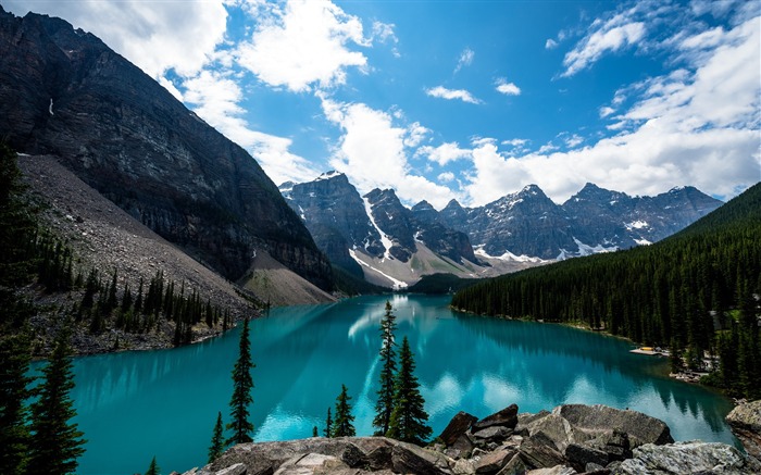 Moraine lac canada-Paysage haute qualité Fond d'écran Vues:17824