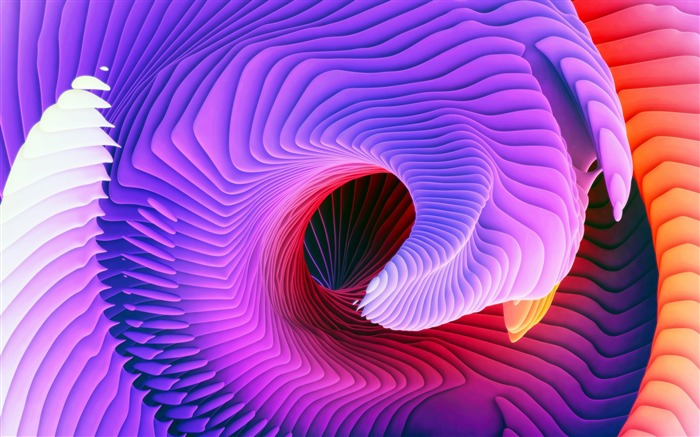 Violet abstract spiral-Vector thème conception fond d'écran Vues:7609