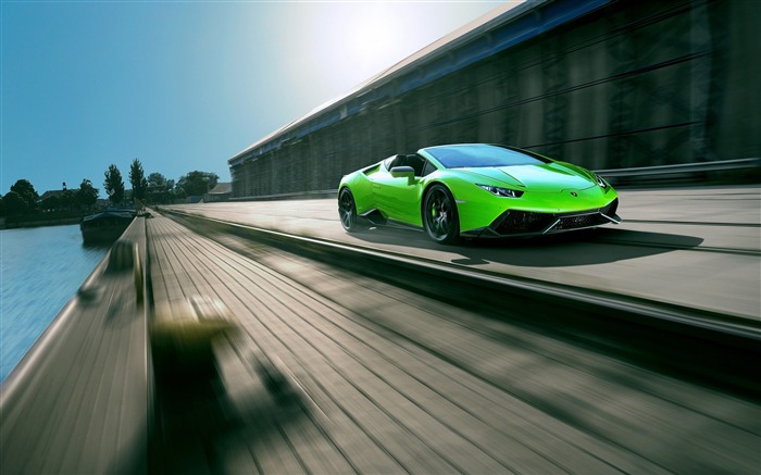 2016 Lamborghini Huracan Spyder HD Wallpaper 01 Vistas:6879