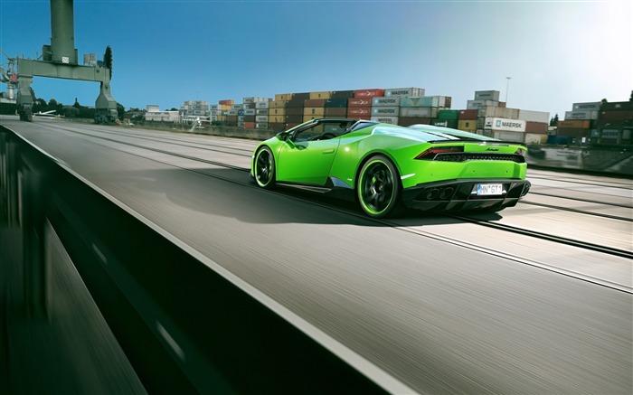 2016 Lamborghini Huracan Spyder HD Wallpaper 02 Vistas:6505