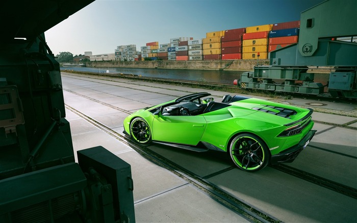 2016 Lamborghini Huracan Spyder HD Wallpaper 08 Visualizações:6853