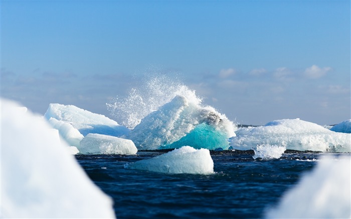 glace arctique iceberg neige-2016 Fond d'écran haute qualité Vues:8723