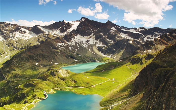 Italie Hautes Montagnes Lacs-2016 iMac Rétine HD Fonds d'écran Vues:7754