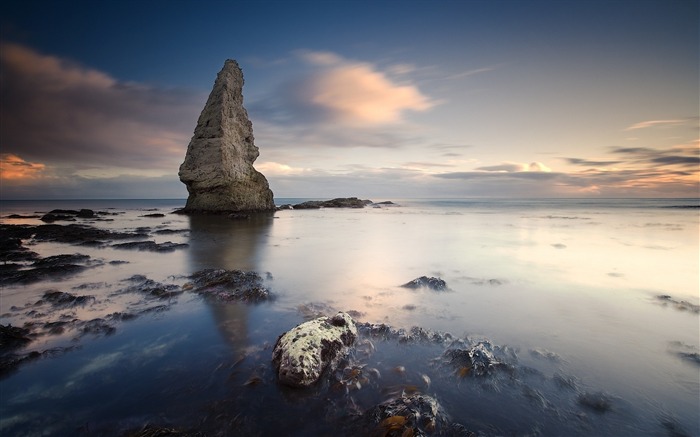 Rocher reeves bord pierres d'horizon-Nature paysages Fond d'écran Vues:7616