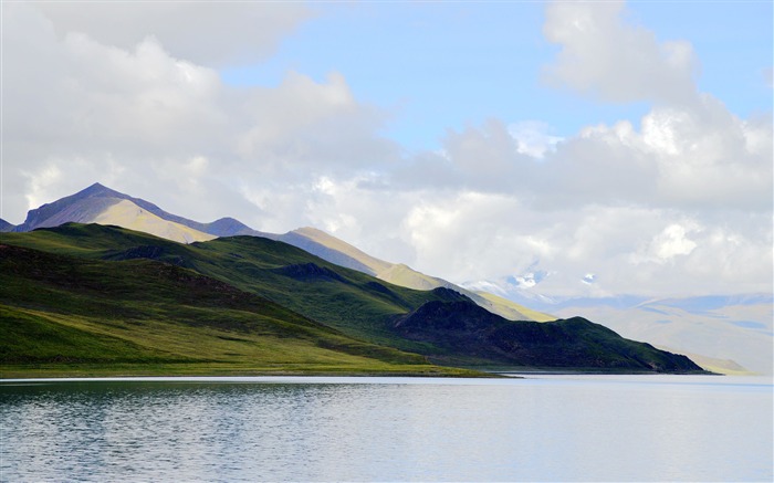 Tibet YamdrokTso Paradise Lake Photo Wallpaper 19 Visualizações:5857