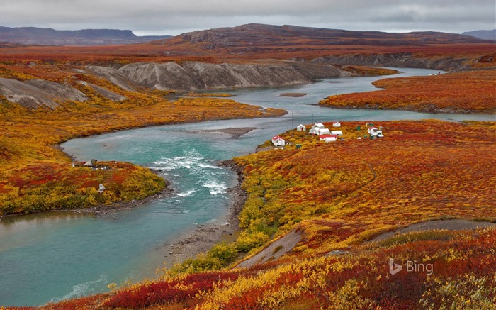 Canada Nunavut Fishing River-2016 Bing Fond d'écran Vues:7407