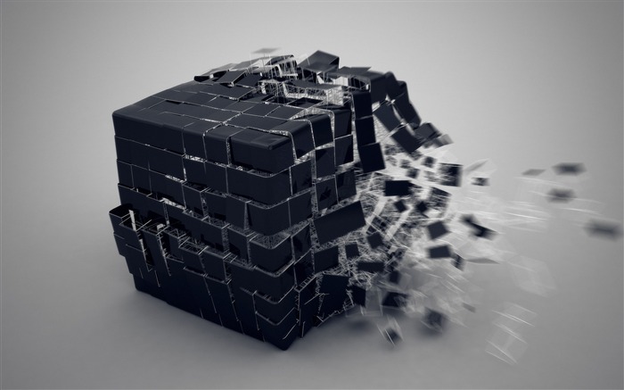 Cube burst forming-3D Artwork Vector Wallpaper Views:8147 Date:2016/9/15 9:32:27