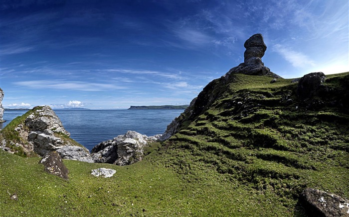 Royaume-Uni Irlande océan ciel bleu-Voyage Europe photographie fond d'écran Vues:7036