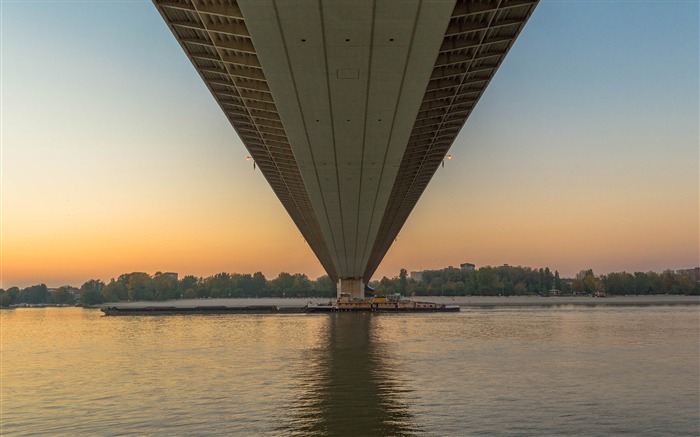 Debajo del puente rivers-Cities Corner HD Wallpaper Vistas:6976