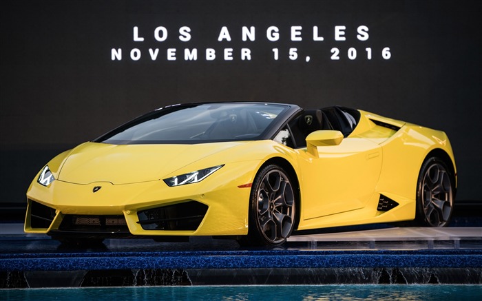 2017 Lamborghini Huracan RWD Spyder fondo de pantalla HD Vistas:16255