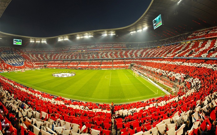 Bayern vs Lyon Stadium-Sports Poster fondo de pantalla Vistas:8993