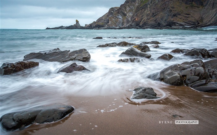 哈特兰码头波急流-英国旅行风景墙纸 浏览:7280