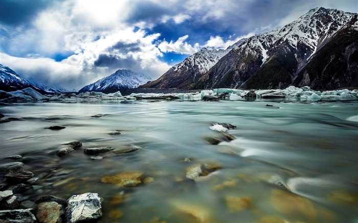 Nouvelle-Zélande South Island Paysage Fond d'écran Vues:10793