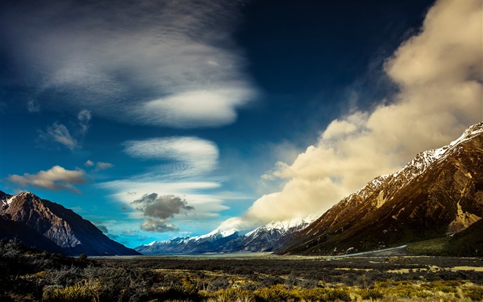 Nouvelle-Zélande South Island Paysage Fond d'écran Vues:9346