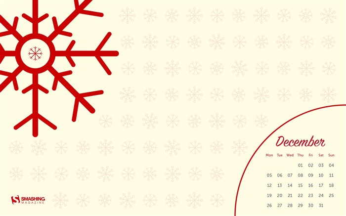 Snowflakes-December 2016 Calendar Wallpaper Views:6367 Date:2016/11/30 6:46:47