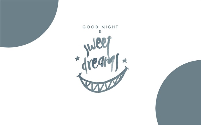 Buenas noches y dulces sueños-Text Artistic Design HD Wallpaper Vistas:10046