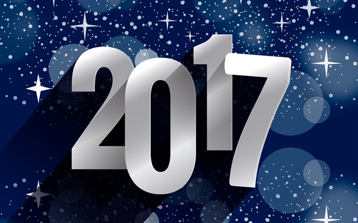 Feliz Ano Novo 2017 HD Theme Desktop Wallpaper Visualizações:24075