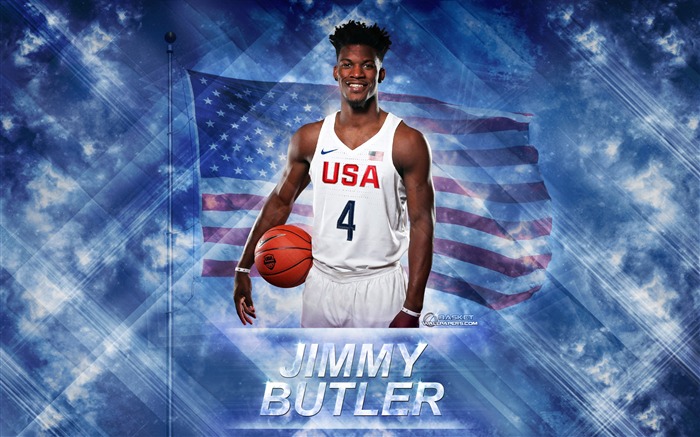 Jimmy Butler-2016 Basketball Star Poster Wallpaper Visualizações:12102