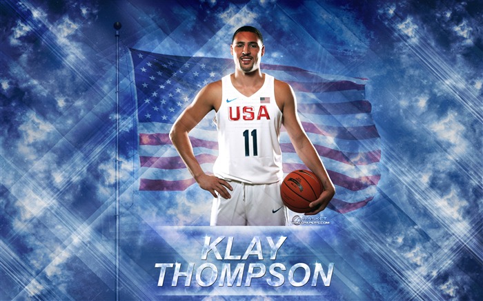 Klay Thompson 克莱·汤普森-2016篮球明星海报壁纸 浏览:13291