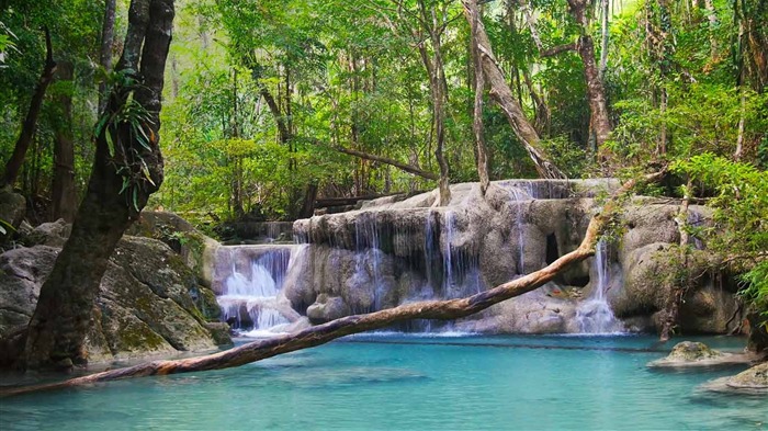 Tailandia Erawan National Park Kanchanaburi Province-2016 Bing Fondos de Escritorio Vistas:7719