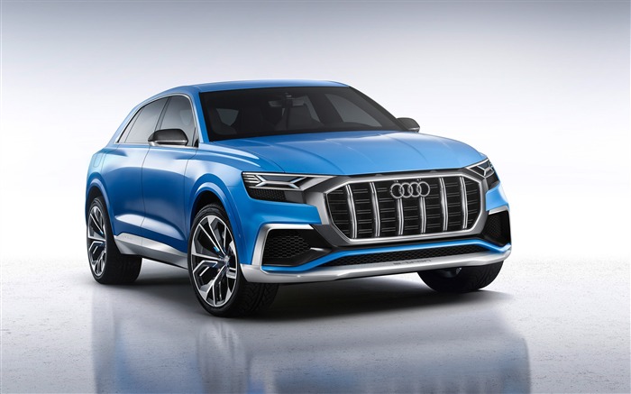 2017 Audi Q8 Concept Auto Poster HD Fonds d'écran Vues:21309