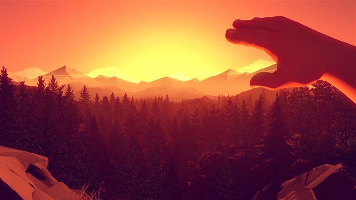 Firewatch diseño-2016 de alta calidad fondo de pantalla HD Vistas:8522