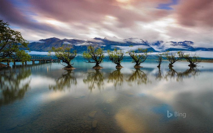 Nueva Zelanda Lago Wakatipu cerca de Queenstown-2017 Bing Fondos de escritorio Vistas:7019