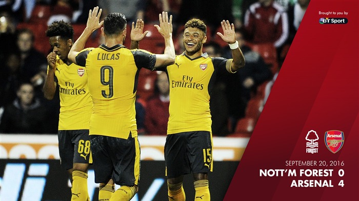 Nottingham Forest 0-4 Arsenal-2016-2017 Arsenal Club Wallpaper Vistas:5913