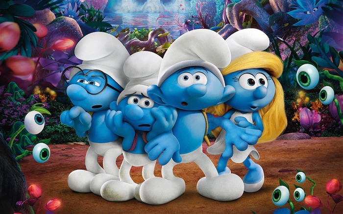 잃어버린 마을을 Smurfs - 2017 영화의 HD 벽지 01 찾아보기 :9320