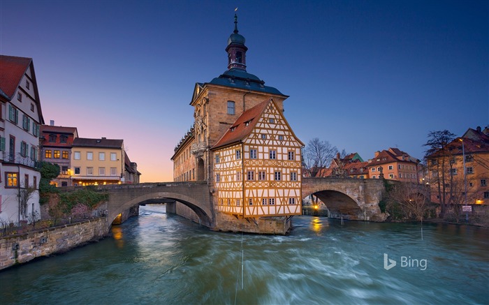 Altes Rathaus Bamberg Bayern Deutschland-2017 Bing Papéis de Parede Visualizações:8312