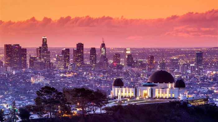 Californie Los Angeles Griffith Observatory-2017 Bing Fonds d'écran Vues:20929