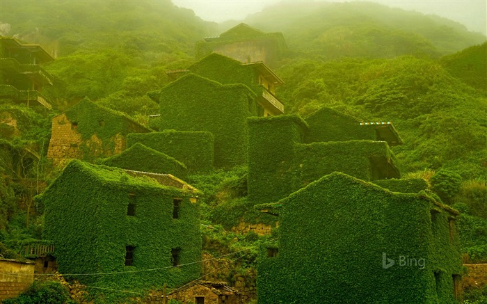 Chine L'île abandonnée du village-2017 Bing Fonds d'écran Vues:7878