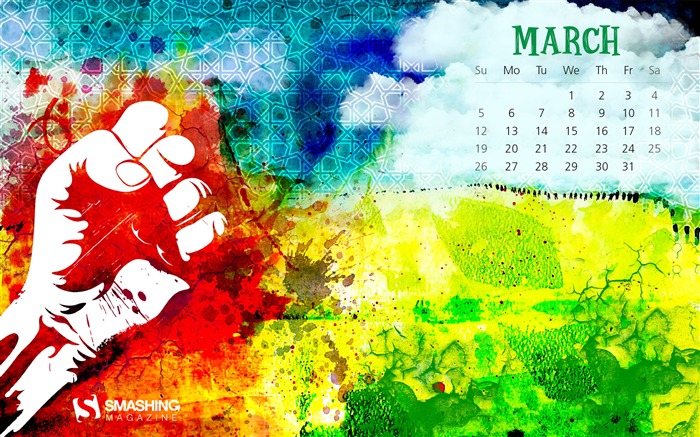 Liberdade em março-março de 2017 Calendário Wallpaper Visualizações:7183