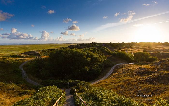 Alemanha Spiekeroog Island Nature Landscape Wallpaper 06 Visualizações:6067