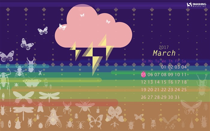 Papel de Parede Calendário Jingzhe-Março 2017 Visualizações:7337