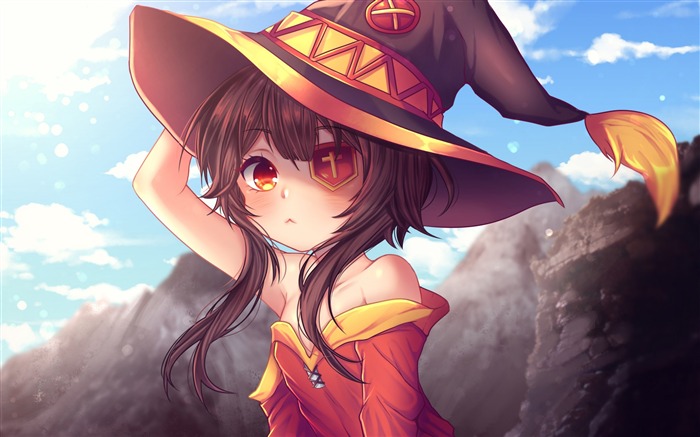 Megumin konosuba-2016 Fond d'écran Anime HD Vues:17362