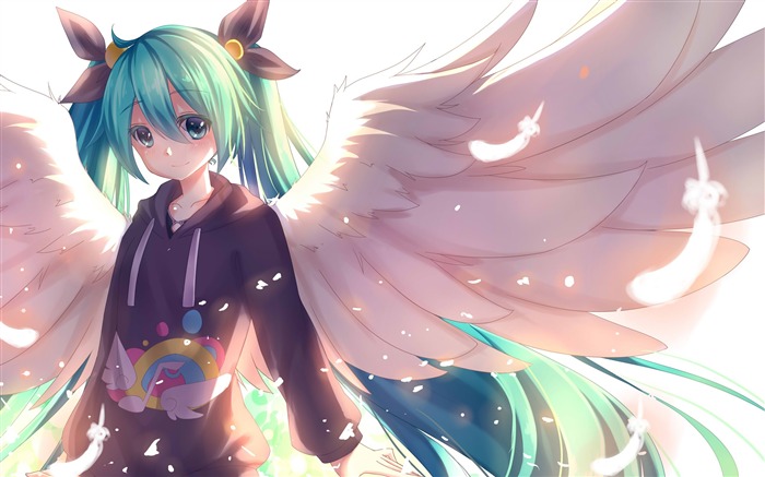 Vocaloid girl hatsune miku ailes-2016 Fond d'écran Anime HD Vues:12438