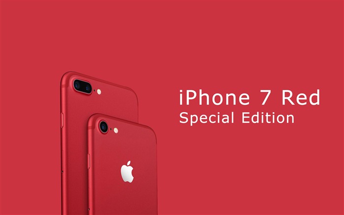 Apple 2017 iPhone 7 Rouge édition spéciale HD Fond d'écran Vues:8423