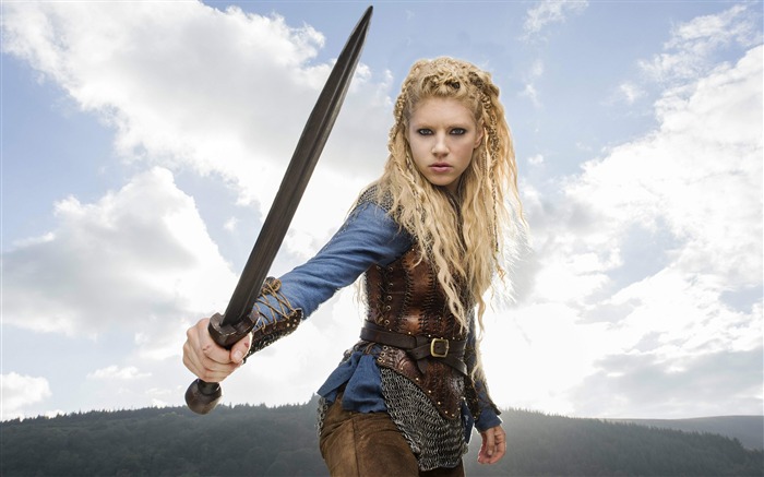 Lagertha Katheryn Winnick Vikings-Fond d'écran film 2017 Vues:10560