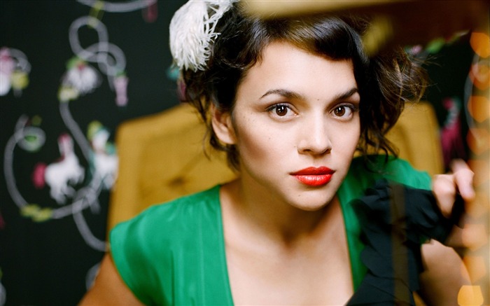 Norah Jones-2017 Beauty Girl Wallpapers Vistas:6734