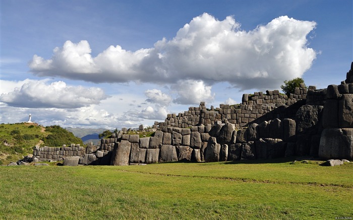 Sacsayhuaman cusco peru-País Paisagem Paisagem Wallpaper Visualizações:13888