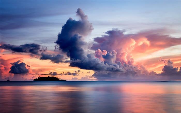 Sunset clouds guam-Nature HD Wallpaper Views:17889 Date:2017/3/2 7:49:12