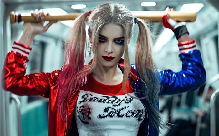 Harley Quinn Cosplay-Fonds d'écran 2017 Movie HD Vues:23443