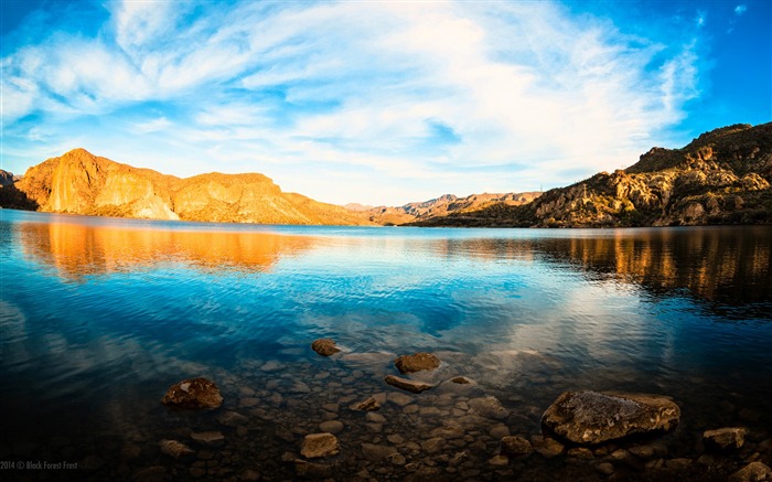 Canyon Lake arizona-Paysage HD Fond d'écran Vues:8171