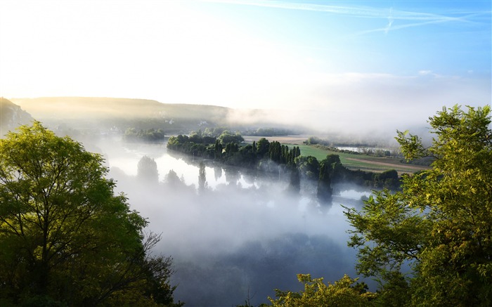 Nuage de l'île des rêves-Paysage HD Fond d'écran Vues:8461