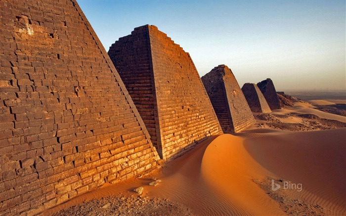 The Pyramids of Meroe in Sudan-2017 Bing Desktop Wallpaper Views:10485 Date:2017/6/14 8:18:21