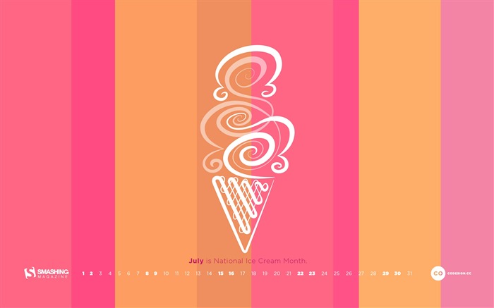 Julho de 2017 Calendário Desktop Themes Wallpaper Visualizações:27594